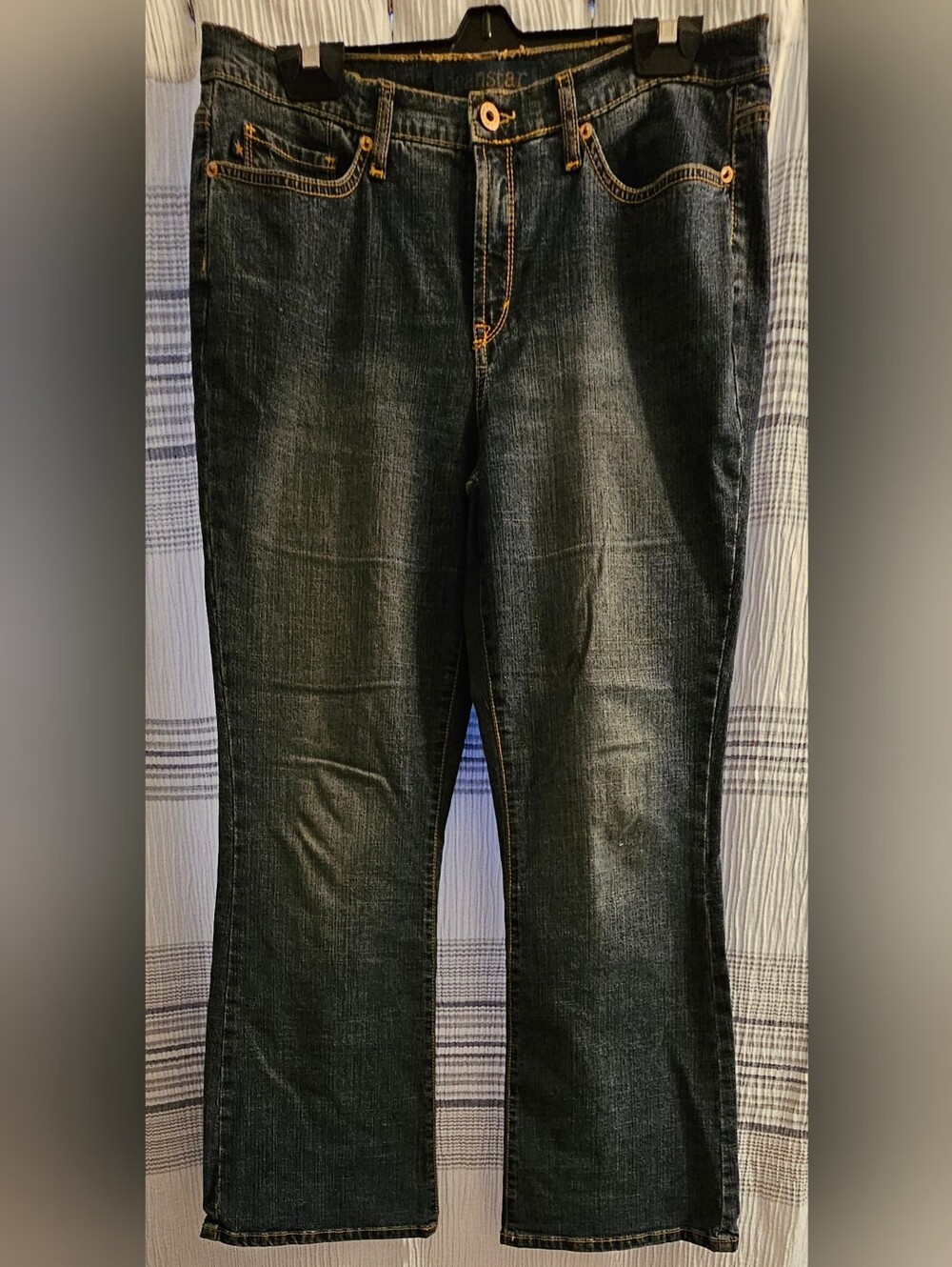Jeanstar Dark Blue Straight Leg Jeans